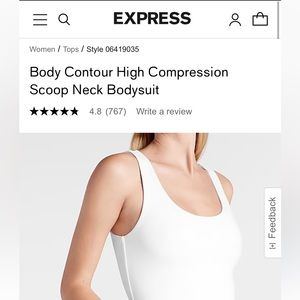 Body Contour High Compression Scoop Neck Bodysuit